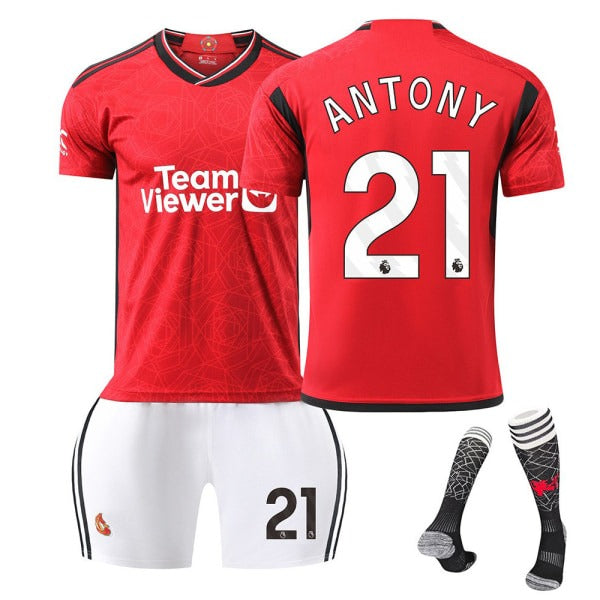 2024 Manchester United Red Devils Home Football Kit No.10 Rashford 21 Kids and Adults 2024 Manchester United Red Devils Home Football Kit No.10 Rashford 21 Kids and Adults
